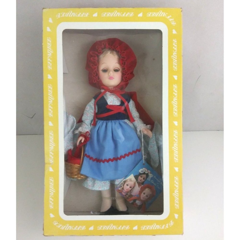 Vintage 1984 Effanbee 11" Doll Little Red Riding Hood #1178 With Tags USA Made